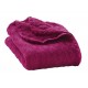 Knitted woollen baby blanket